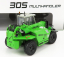 Ros-model Sennebogen 305 Multihandler Teleskopický traktor 1:50 zelená strieborná