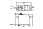 SC-1201MG Digitálne servo (25 kg-0,16s/60°)