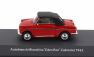 Schuco Autobianchi Bianchina Cabriolet Closed Eden Roc 1964 1:43 Červená