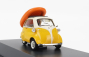 Schuco BMW Isetta 1955 1:43 žltá biela