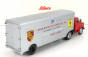 Schuco GMC Truck Car Transporter Team John Edgard Enterprises Inc. Los Angeles California Ferrari - Porsche Race Cars 1950 1:43 Red Silver