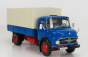 Schuco Mercedes benz L911 Truck Telonato 1966 1:18 Modrá biela