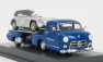 Schuco Mercedes Benz Racing Car Transporter Truck Rennwagen 1955 s 300 Slr Spider 1:43 Modrá strieborná