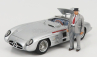 Schuco Mercedes Benz Racing Car Transporter Truck Rennwagen 1955 s 300 Slr Spider 1:43 Modrá strieborná