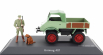 Schuco Mercedes Benz Unimog 401 Truck 1953 1:43 Zelené drevo