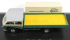 Schuco Saurer 3ch Lkw Telonato Transport Bachmann 1954 1:43 zelená krémová strieborná