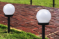 Solar Garden Ball LED Light (3 ks) (vr. aku)