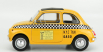 Solido Fiat 500 Taxi Nyc New York City 1965 1:18 Žltá