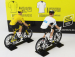 Solido Figúrky Set 4x Ciclista - Cyclista - Maglia Gialla - Yellow Jersey - Maglia A Pois - Pois Jersey - Maglia Verde - Green Jersey - Maglia Bianca - White Jersey - Tour De France 2022 1:18 Various