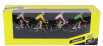 Solido Figúrky Set 4x Ciclista - Cyclista - Maglia Gialla - Yellow Jersey - Maglia A Pois - Pois Jersey - Maglia Verde - Green Jersey - Maglia Bianca - White Jersey - Tour De France 2022 1:18 Various