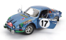 Solido Renault Alpine A110 1600s (nočná verzia) N 17 Rally Montecarlo 1972 B.darniche - A.mahe 1:18 Blue Met