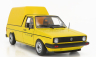 Solido Volkswagen Caddy Pick-up Mki Closed Van Poste 1982 1:18 Žltá