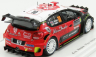 Spark-model Citroen C3 Wrc Team Citroen Total Abu Dhabi Wrt N 10 Rally Montecarlo 2018 K.meeke - P.nagle 1:43 Červená Biela