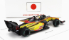 Spark-model Dallara Sf23 Honda M-tec Hr-417e Team B-max Racing N 51 Super Formula Season 2023 Raoul Hyman 1:43 Yellow Red Black