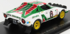 Spark-model Lancia Stratos Hf Team Alitalia (nočná verzia) N 6 2nd Rally Montecarlo 1976 Bjorn Waldegaard - Hans Thorszelius 1:43 Biela zelená červená