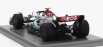 Spark-model Mercedes gp F1 W13e Team Mercedes-amg Petronas F1 N 44 2nd Brazilian Gp 2022 Lewis Hamilton 1:43 Silver Green