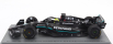 Spark-model Mercedes gp F1 W14 Team Mercedes-amg Petronas Formula One N 47 Tires Test Spain Gp 2023 Mick Schumacher 1:43 Matt Black