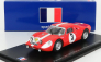 Spark-model Porsche 904 Gts N 3 Rally Des Routes Du Nord 1966 F.dumousseau - M.roques 1:43 Červená biela