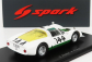 Spark-model Porsche 906 N 144 3rd Targa Florio 1966 V.arena - A.pucci 1:43 Bielozelená