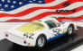 Spark-model Porsche 906 N 52 12h Sebring 1966 H.herrmann - J.buzzetta - G.mitter 1:43 Biela svetlomodrá