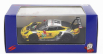 Spark-model Porsche 911 991-2 4.2l Rsr-19 Team Hubauto Racing N 72 24h Hyperpole Gtpro Class Le Mans 2021 M.martin - A.parente - D.vanthoor 1:64 Yellow Grey