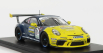 Spark-model Porsche 911 991 Gt3 Cup N 25 Porsche Carrera Cup England Champion 2021 Dan Cammish 1:43 Black Yellow