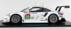 Spark-model Porsche 911 991 Rsr 4.0- Flat-6 Team Porsche Gt N 93 24h Le Mans 2019 N.tandy - E.bamber - P.pilet 1:18 White