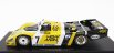 Spark-model Porsche 956l Turbo Team Newman Joest Racing N 7 Winner 24h Le Mans 1984 K.ludwig - H.pescarolo - S.johansson - Con Vetrina - S vitrínou 1:18 Yellow Black