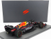 Spark-model Red bull F1 Rb18 Team Oracle Red Bull Racing N 1 Winner Japan Gp With Pit Board World Champion 2022 Max Verstappen 1:18 Matná modrá žltá červená