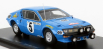 Spark-model Renault A310 Alpine N 5 Tally Montecarlo 1975 J.l.therier - M.vial 1:43 Light Blue