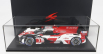 Spark-model Toyota Gr010 3.5l Turbo Hybrid V6 Team Toyota Gazoo Racing N 7 2nd 24h Le Mans 2022 M.conway - K.kobayashi - J.m.lopez - Con Vetrina - S vitrínou 1:18 Biela Červená Sivá