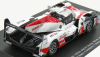 Spark-model Toyota Ts050 Hybrid 2.4l Turbo V6 Team Toyota Gazoo Racing N 8 Winner 24h Le Mans 2018 F.alonso - S.buemi - K.nakajima 1:87 Biela červená čierna