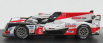 Spark-model Toyota Ts050 Hybrid 2.4l Turbo V6 Team Toyota Gazoo Racing N 8 Winner 24h Le Mans 2018 F.alonso - S.buemi - K.nakajima 1:87 Biela červená čierna