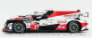 Spark-model Toyota Ts050 Hybrid Team Toyota Gazoo Racing N 7 2nd 24h Le Mans 2018 M.conway - K.kobayashi - J.m.lopez 1:43 Biela červená čierna