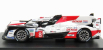 Spark-model Toyota Ts050 Hybrid Team Toyota Gazoo Racing N 8 Winner 24h Le Mans 2019 S.buemi - K.nakajima - F.alonso 1:87 Biela červená čierna