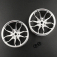 Spec D Plus hliník 7075 10 Spoke +6 Offset Drift disk pre 1/10, 2ks