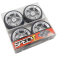 Spec T MS Wheel Offset 3 Silver w/Tire 4ks pre 1/10 Road