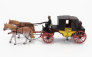 Starline models Príslušenstvo Diligenza Con Cocchiere E Cavalli - Carrozza 1850-1880 - Postkutsche Landauer s figúrkou a koňmi 1:43 Žltá hnedočervená