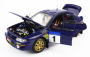 Sun-star Subaru Impreza 555 N 1 Winner Rally Hong Kong Beijijijng 1994 P.bourne - T.sircombe 1:18 Modrá