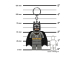 LEGO svietiaca kľúčenka – Batman