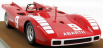 Tecnomodel Abarth 2000sp N 9 Mugello 1971 N.vaccarella 1:18 červená