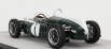 Tecnomodel Cooper F1 T53 N 1 British Silverstone Gp World Champion 1960 Jack Brabham 1:18 Zelená