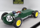 Tecnomodel Lotus F1 16 N 14 Dutch Gp (s figúrkou pilota) 1959 Graham Hill 1:18 British Racing Green Silver