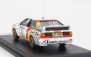 Trofeu Audi Quattro Sport N 2 Manx Isle Of Man Rally 1985 H.demuth - E.radaelli 1:43 Biela červená žltá