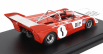 Trofeu Lola T292 Sider N 1 Rally Vila Real 1973 Carlos Gaspar 1:43 Oranžová biela