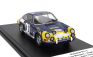 Trofeu Porsche 911s Coupe N 82 Tap Rally 1970 Colaco Marques - Jorge Cirne 1:43 Modro-žltá