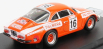 Trofeu Renault Alpine A110 N 16 Rally Firestone 1976 I.sunsundegui - J.larrinaga 1:43 Oranžová biela