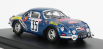 Trofeu Renault Alpine A110 N 35 Rally Montecarlo 1973 K.russling - W.weiss 1:43 Blue Met