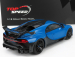 Truescale Bugatti Chiron N 16 Pur Sport 2018 1:18 Agile Blue Black