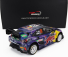 Truescale Ford england Puma Rally1 Red Bull Team Ford World Rally M-sport N 19 Winner Rally Montecarlo 2022 S.loeb - I.galmiche 1:18 Purple Yellow Black